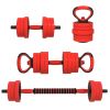 4-in-1 Adjustable Dumbbell Set 66lbs for Home Gym Comprehensive Weight Training Equipment