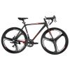 Road Bike, 700C Wheels Racing Bike, SHIMANO 14 Speeds Drivetrain City Commuter Road Bicycle