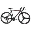 VEVOR Road Bike, 700C Wheels Racing Bike, SHIMANO 21 Speeds Drivetrain System City Commuter Road Bicycle