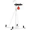 2 in 1 Punching Bag Stand, Adjustable Height Heavy Bag Stand with Weighted Base and Speed Bag, Freestanding for Home Gym