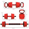 4-in-1 Adjustable Dumbbell Set 66lbs for Home Gym Comprehensive Weight Training Equipment