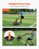 Weight Power Pull Push Sled Workout Fitness Strength Training Sled Orange Black
