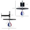 Speed Bag Platform Adjustable Wall Mounted Boxing MMA Workout
