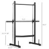 Squat Rack with Pull Up Bar Adjustable Weight Lifting Home Gym