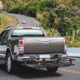 Folding Cargo Carrier with 500 lbs Capacity (Option: Black-850x270x575 mm)