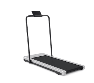 Compact Armless Treadmill, Quiet Under Desk Walking Pad, 200 Lbs Capacity 3 In 1 Portable Walking Treadmill (Color: Silver)