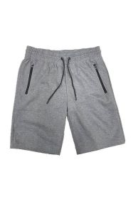 COTTON BLEND LOUNGE SWEAT SHORTS (Color: CHARCOAL, size: 3XL)