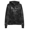 Own Your Glow Unisex Champion tie-dye hoodie with Embroidery | Champion hoodie