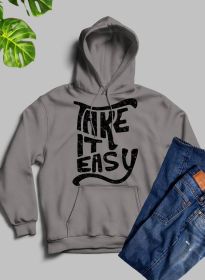 It Easy Hoodie (Color: Athletic Heather, size: medium)