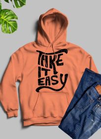 It Easy Hoodie (Color: Heather Prism Peach, size: small)