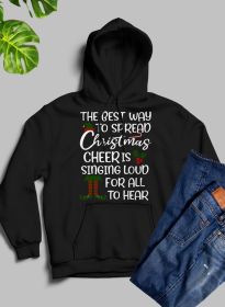 The Best Way To Spread Hoodie (Color: Black, size: medium)