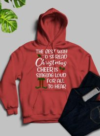 The Best Way To Spread Hoodie (Color: Mauve, size: medium)