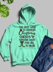 The Best Way To Spread Hoodie (Color: Heather Prism Mint, size: medium)