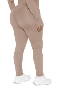 Workout Leggings for Women High Waisted Scrunch Booty Lifting Tights Yoga Pants Seamless Yoga Fitness Leggings Pants Gym Clothes (Color: grey, Sizes: L)