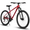 A27312 Mountain Bike 27.5 Inch Wheels, 21-Speed Mens Womens Trail Commuter City Mountain Bike